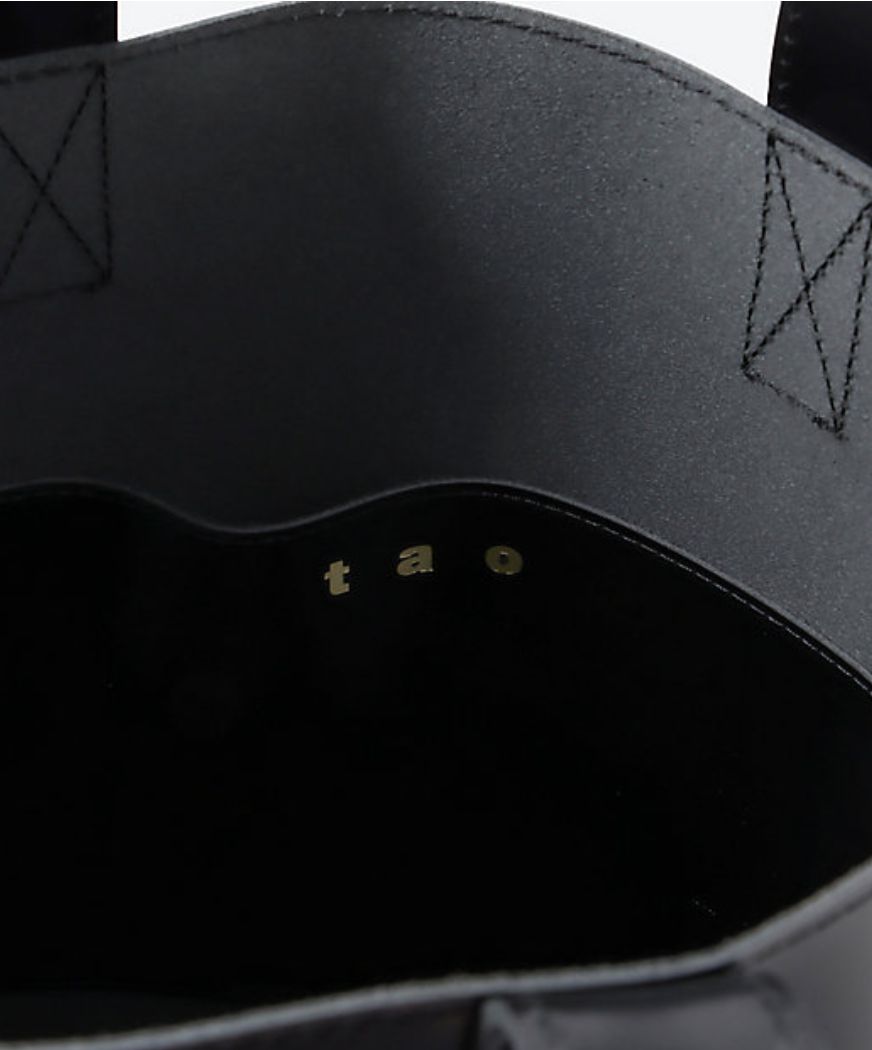 tao 26FW ステアガラス スタッズ付トートバッグ 大(TC-K203-052)BLACK☆8月7日(金)発売！