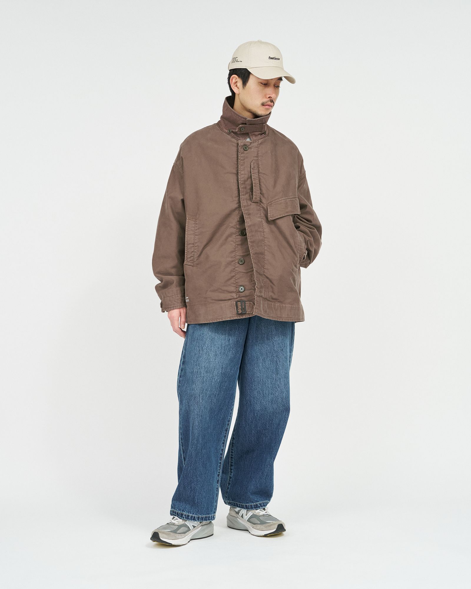フレッシュサービス MOLESKIN TANKERS JACKET(FSC261-30216)MUD BROWN★2月21日(土)発売