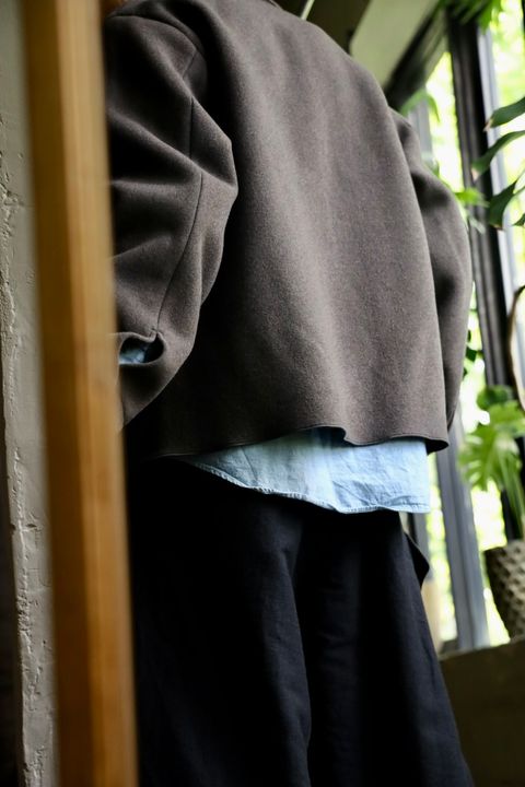 A.PRESSE Cashmere Blend Work Jacketスタイル2024.9.21.
