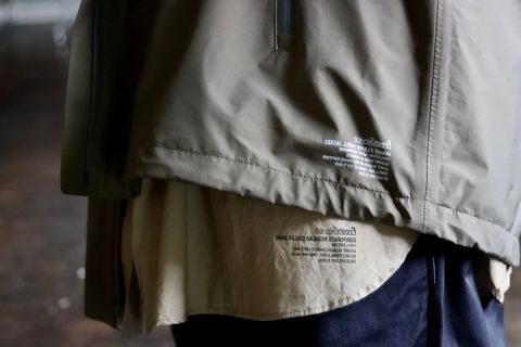 フレッシュサービス22AW eVent® 3 LAYER BLOUSONスタイル.2022.9.6.