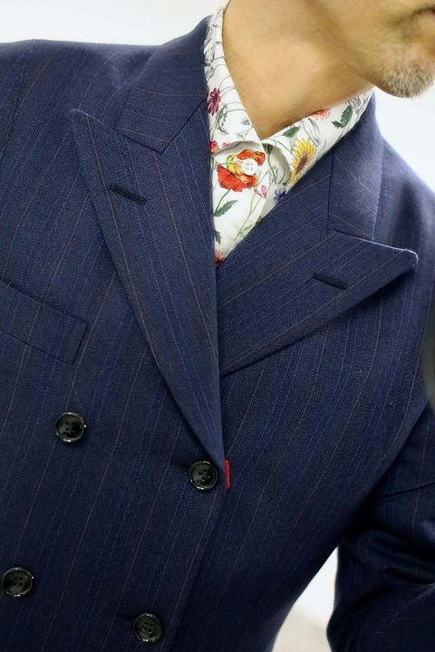 JUNYA WATANABE MAN 26SS ウールストライプジャケットセットアップスタイル