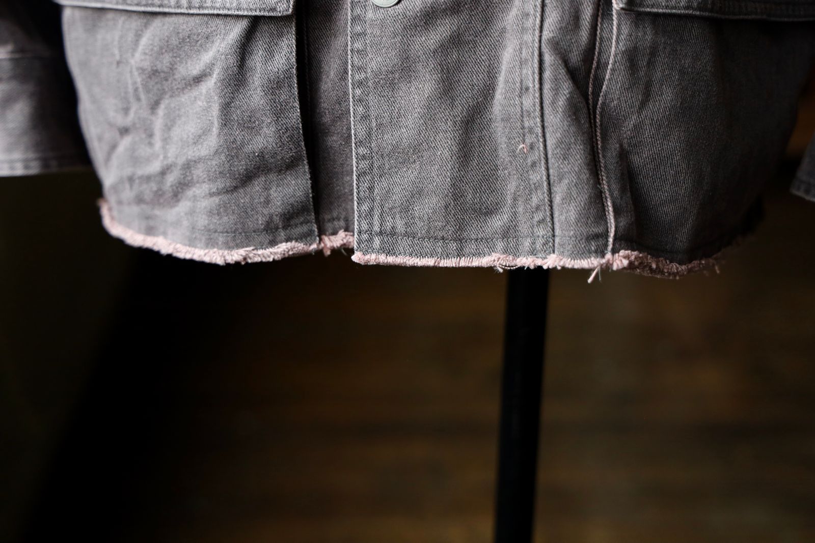 ヨーク25SS カバーオールCOTTON CUT-OFF COVERALL JACKET(YK25SS0925B)DUSTY PINK