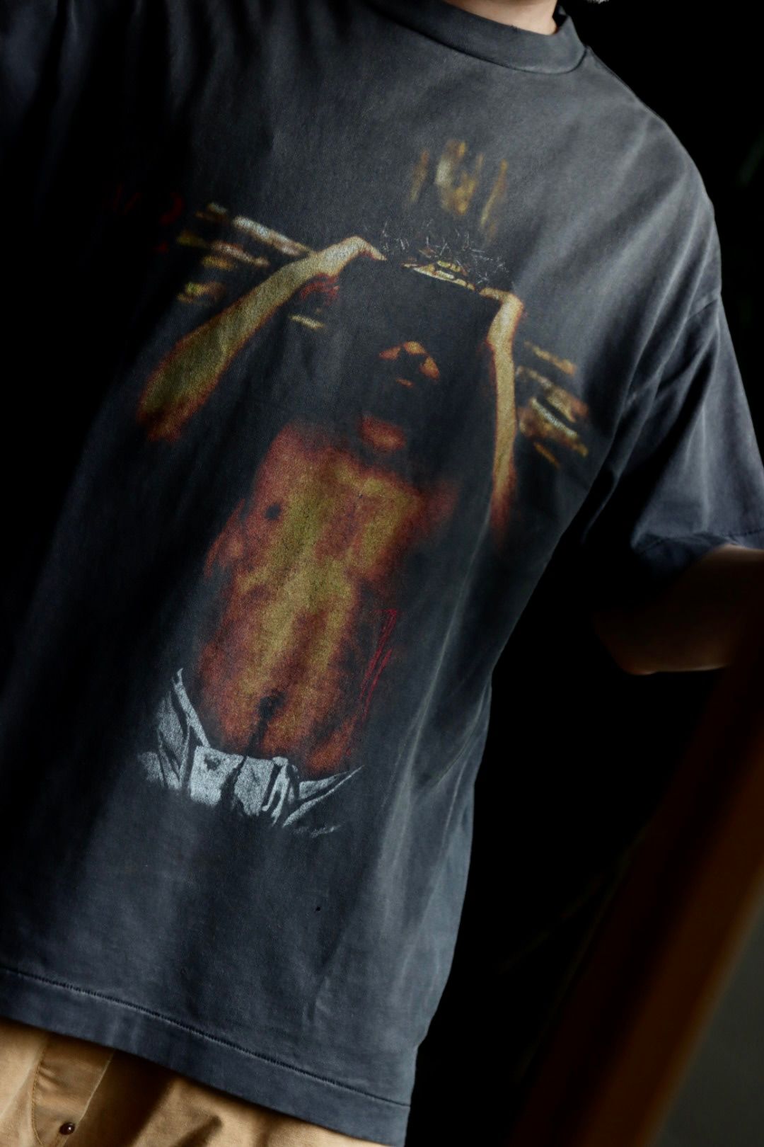 Saint Michael 23SS WE LIVE HELL TEE 2pac-