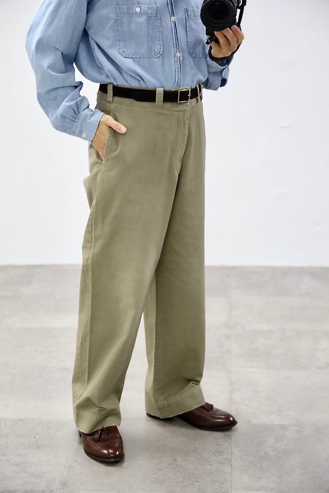 A.PRESSE 2026 STYLE1 Vintage Twill Work Pantsスタイル