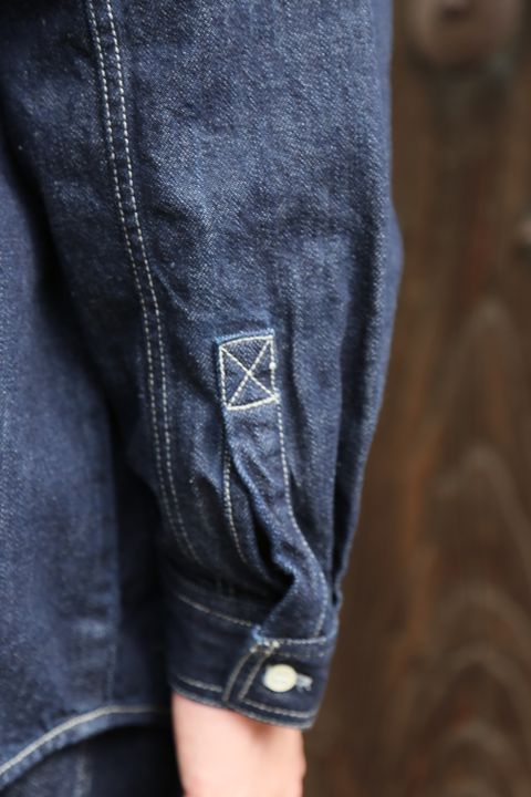 Graphpaper Denime Regular Collar Shirt style.2021.3.13.