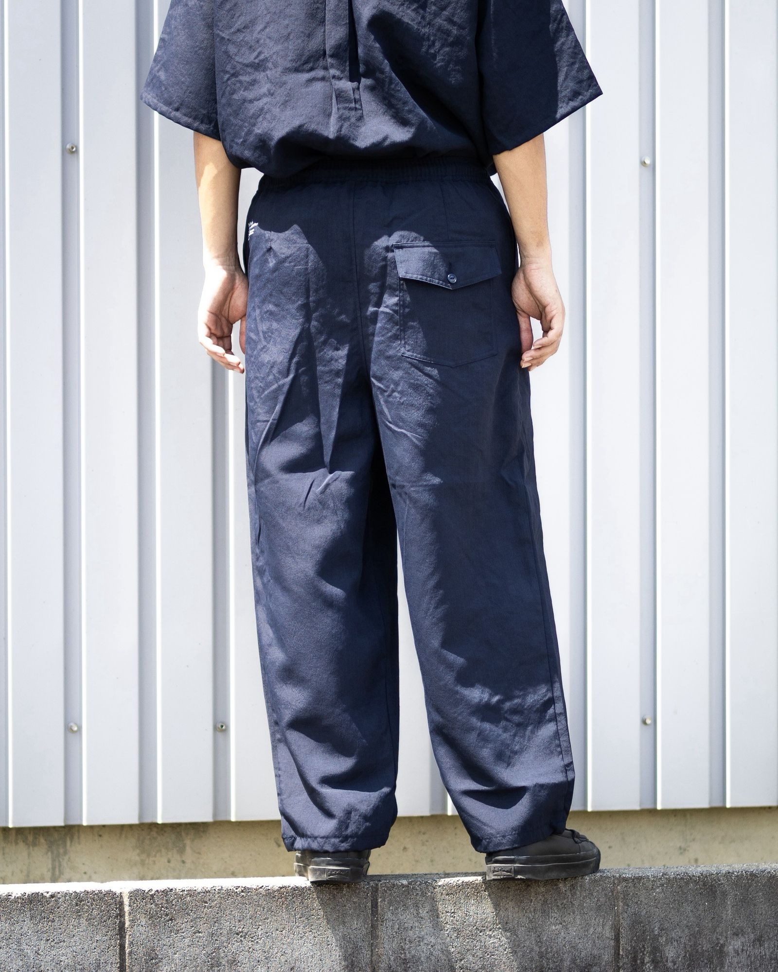 フレッシュサービス 26AW DRY WASHER POPLIN EASY PANTS(FSC263-40064)NAVY