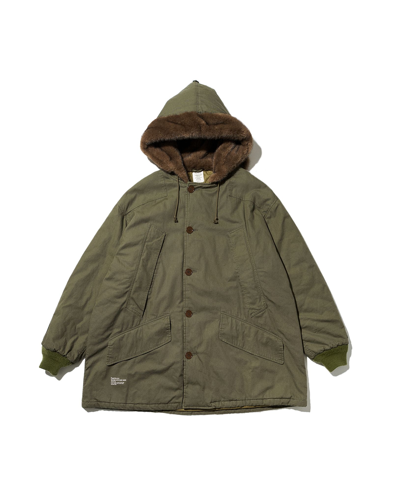 フレッシュサービス WEATHER CLOTH FLIGHT JACKET (FSC253-10139)OLIVE★10月11日(土)発売！