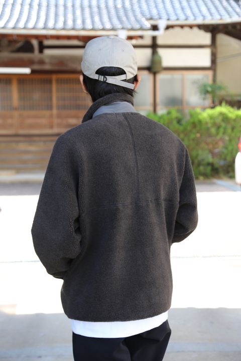 Graphpaper Wool Boa Zip-Up Blouson style.2020.10.4.