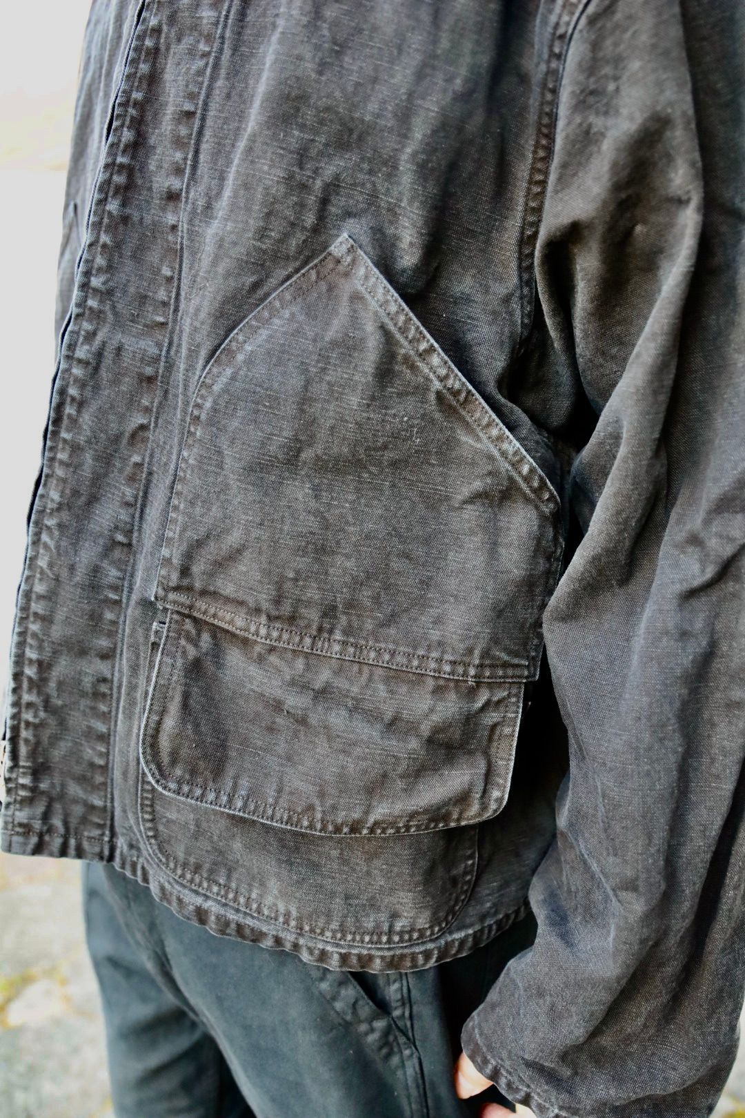 Gurank グランク 26SS カーディガン CH Logger jacket (2612H)BLACK★新作発売！