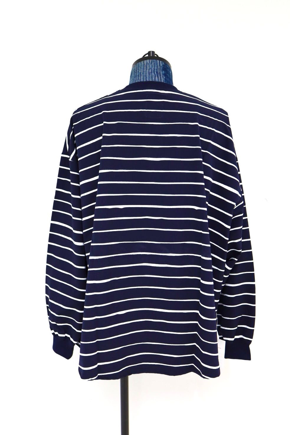 S.F.C 2026FW エスエフシー SUPER BIG LS TEE  (NYLON STRIPE) (SFCFW26CS06)Navy☆10月17日(土)発売！