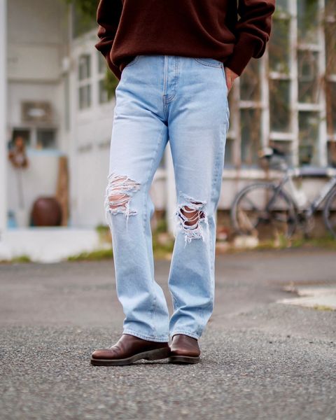 J.B. ATTIRE Paris ripped denim style 2024.10.06
