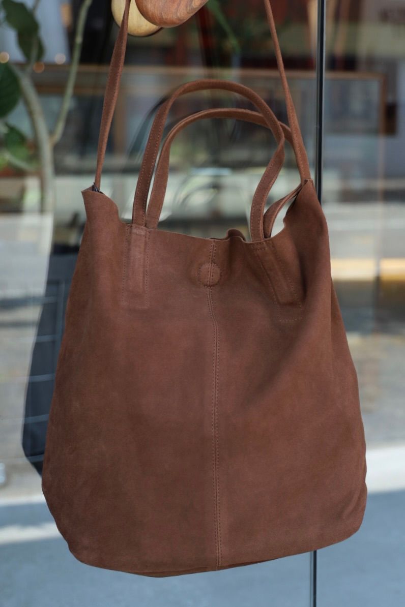 Morphee / モルフェトートバッグ 3WAY MIDIUM TOTE(LONG)SUEDE [COFFEE BROWN]☆新作発売！