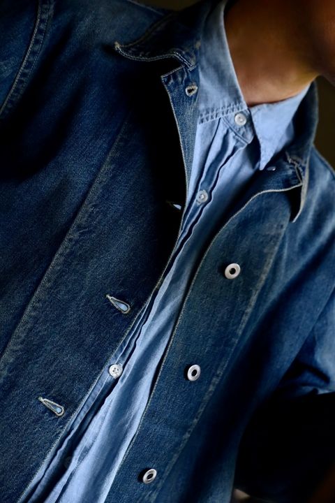 A.PRESSE US Army Vintage Denim Coverallスタイル.2024.9.4.