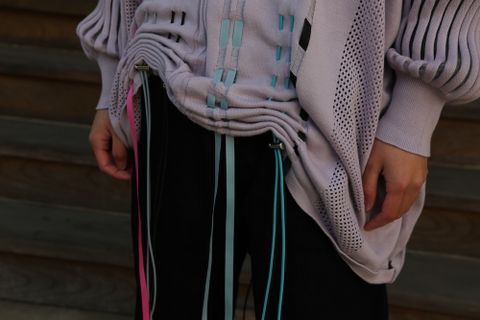 KIDILL×rurumu Drawcord Knit Pullover(KL495) style 2021.02.28.