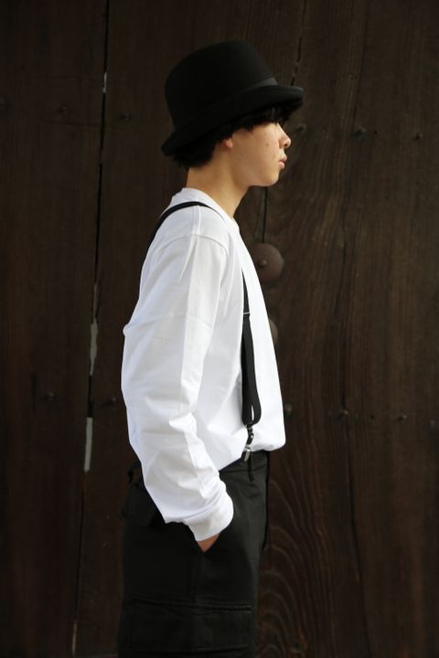 COMME des GARCONS HOMME エステルツイルカーゴパンツ製品染(HG-P004-051) style 2021.02.07.