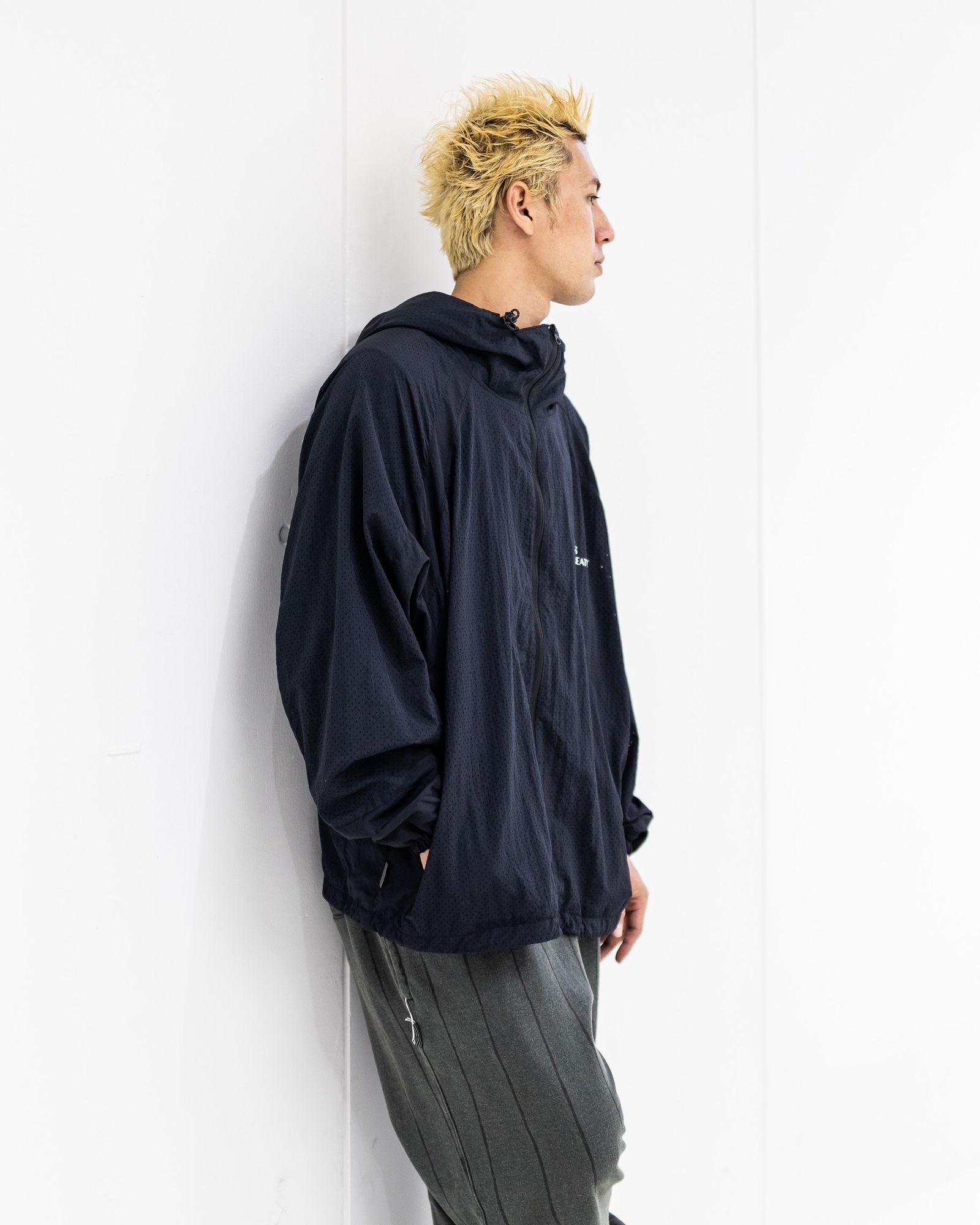 S.F.C PUNCHING NYLON HOODY  MARKスタイル！