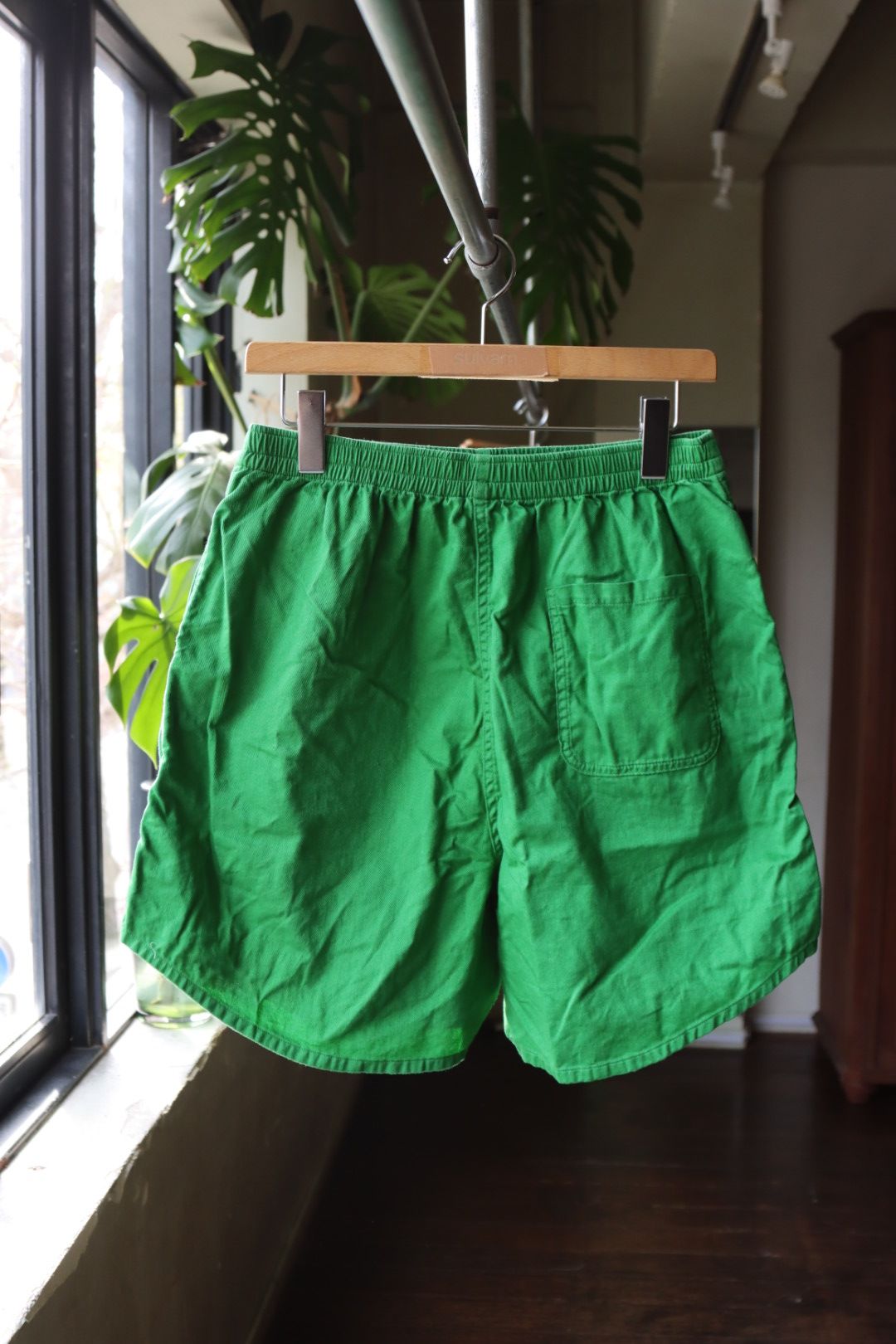 セントマイケル24SS CREATION EASY SHORTS(SM-YS8-0000-056)GREEN - S