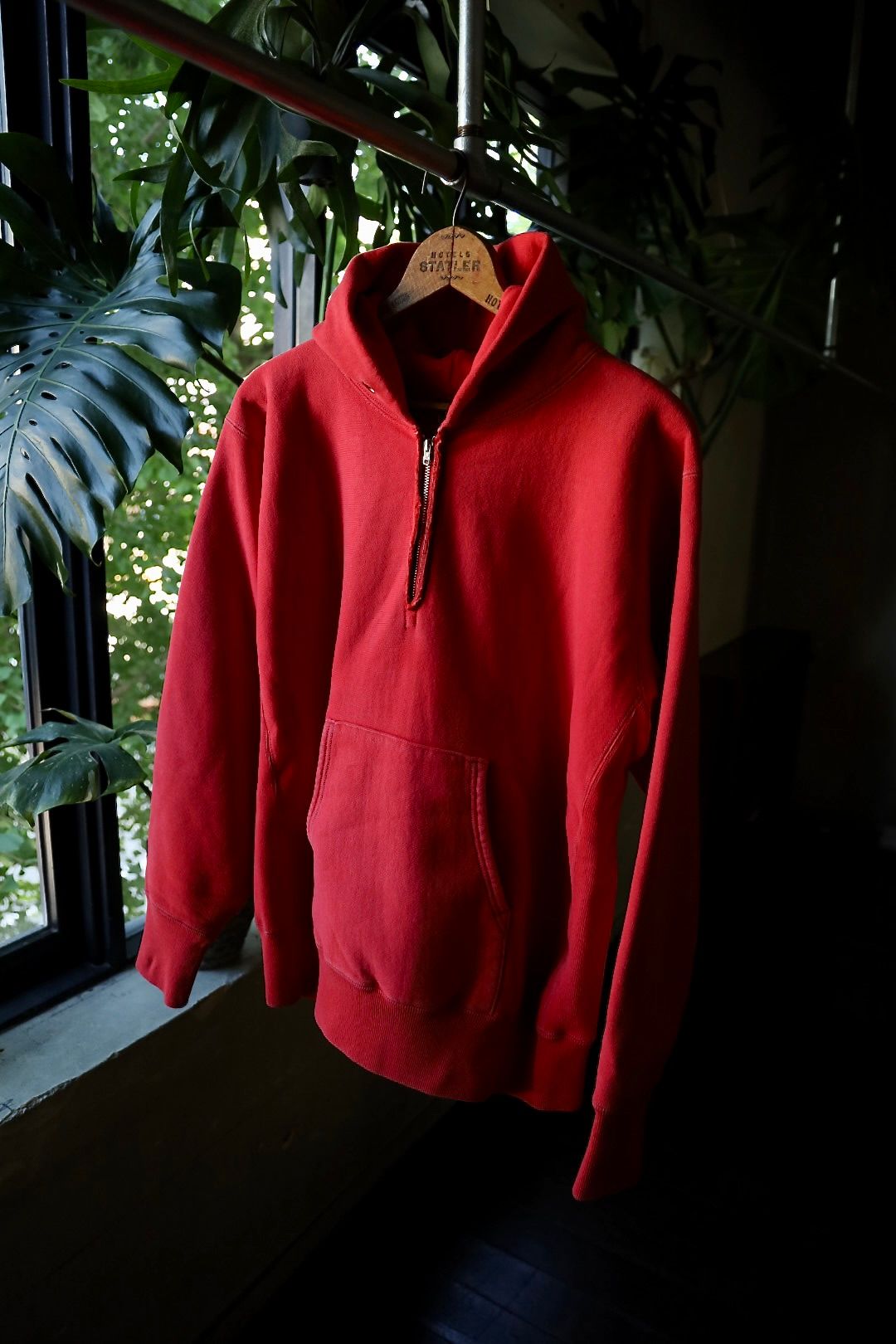 Comme des Garçons Ad2005 Zip-Up Jacket Red Logo Print Size L