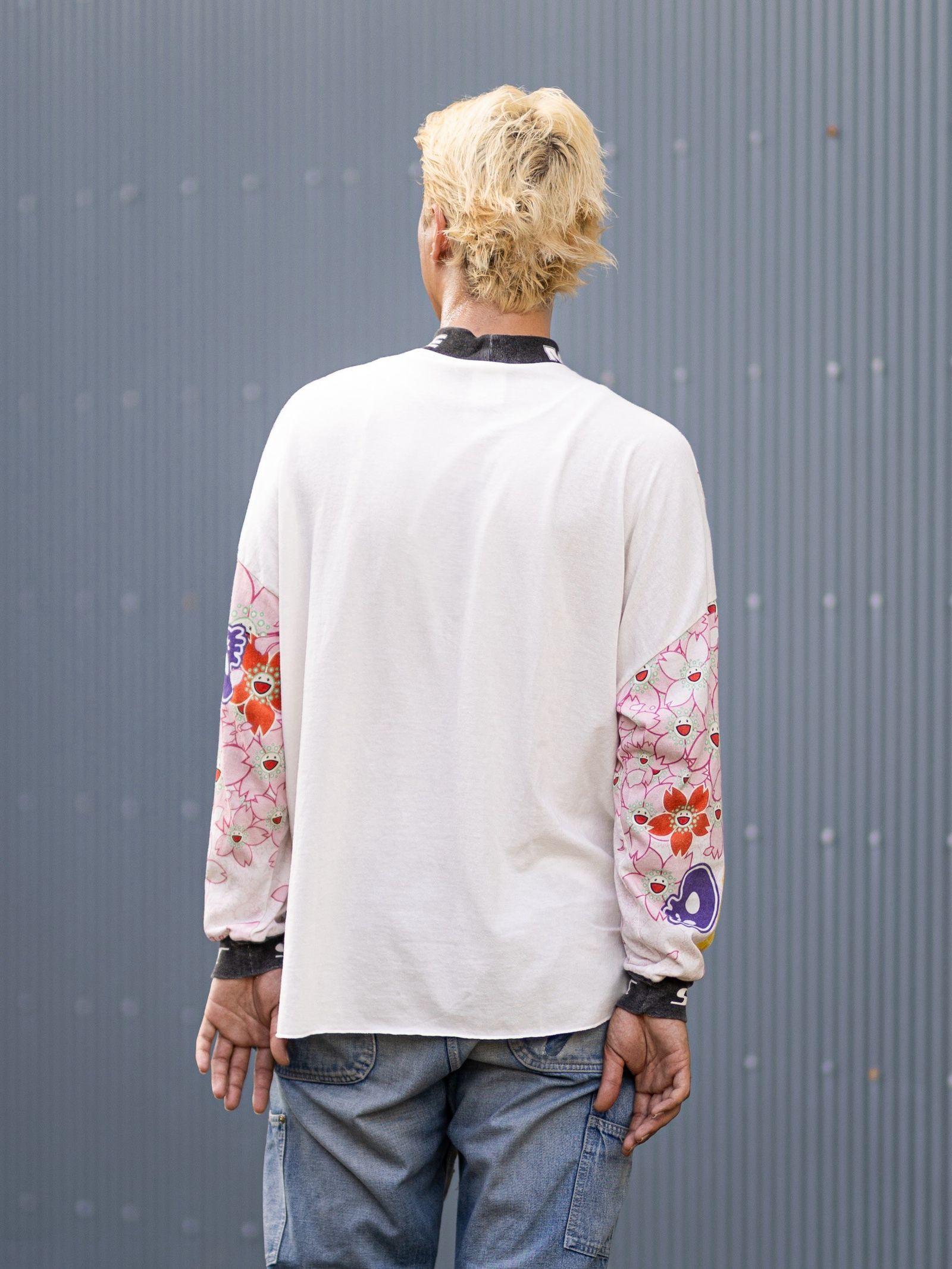 mononoke・made LS T-SHIRT WIDE/SAKURA MARKスタイル
