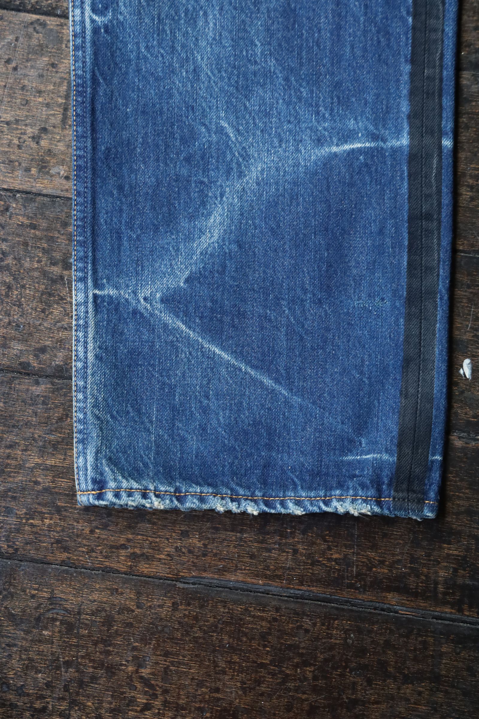 ファンダメンタル デニムパンツ CLASSIC STRAIGHT DENIM CS125 (FA25/MG125)INDIGO