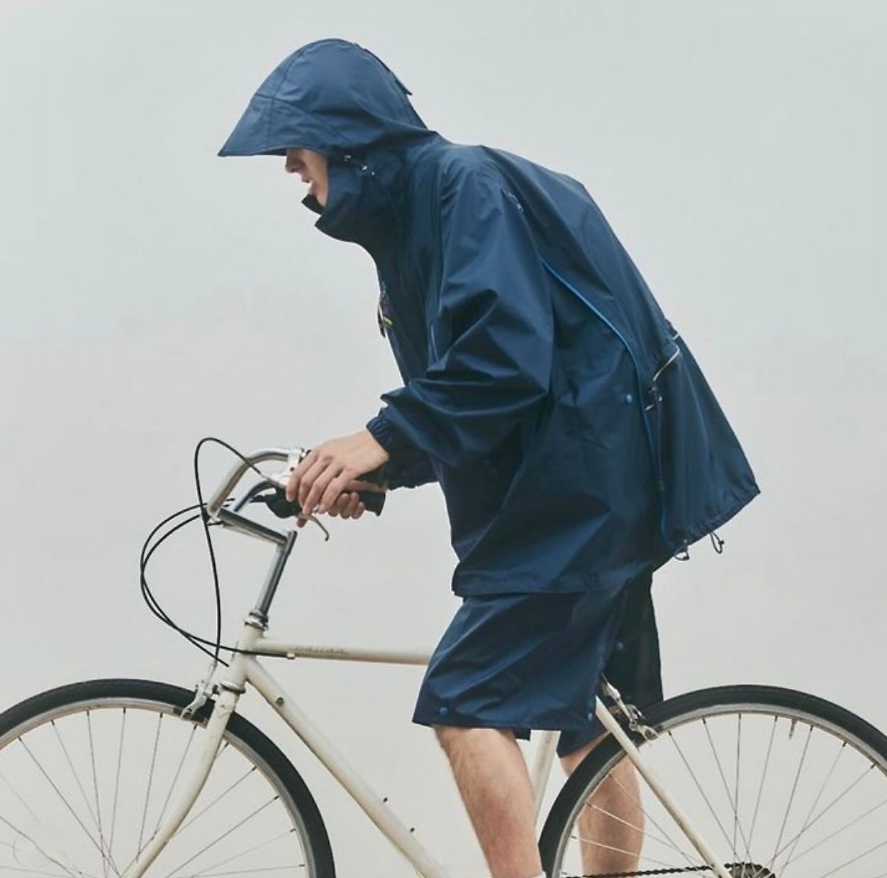 is-ness イズネス24SS 3-LAYER TRANSFORMABLE JACKET(1006SSJK01)NAVY