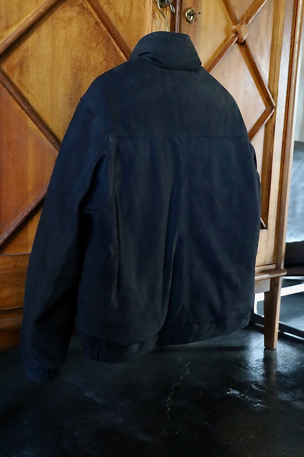 アプレッセ 2025 STYLE2 Nubuck Leather Down Jacket(25AAP-01-01)BLACK☆11月8日(土)発売！