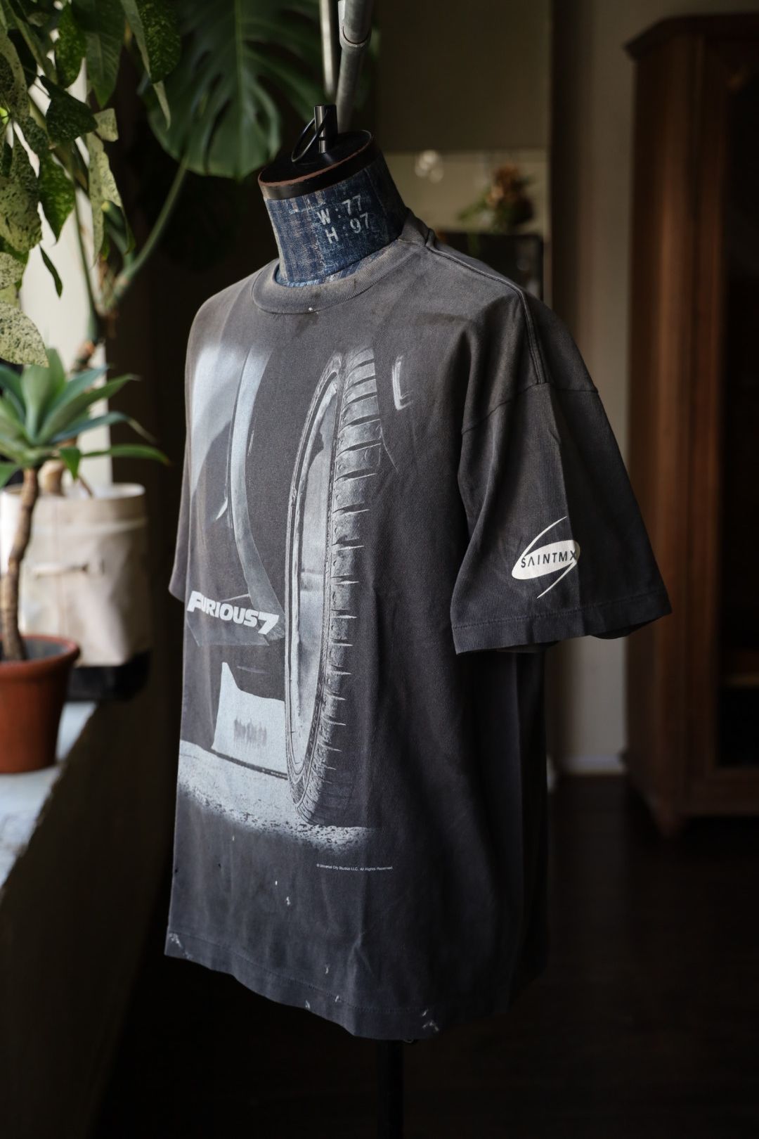 セントマイケル Tシャツ FURIOUSFF_SS TEE(SM-HR1-0000-C74)BLACK