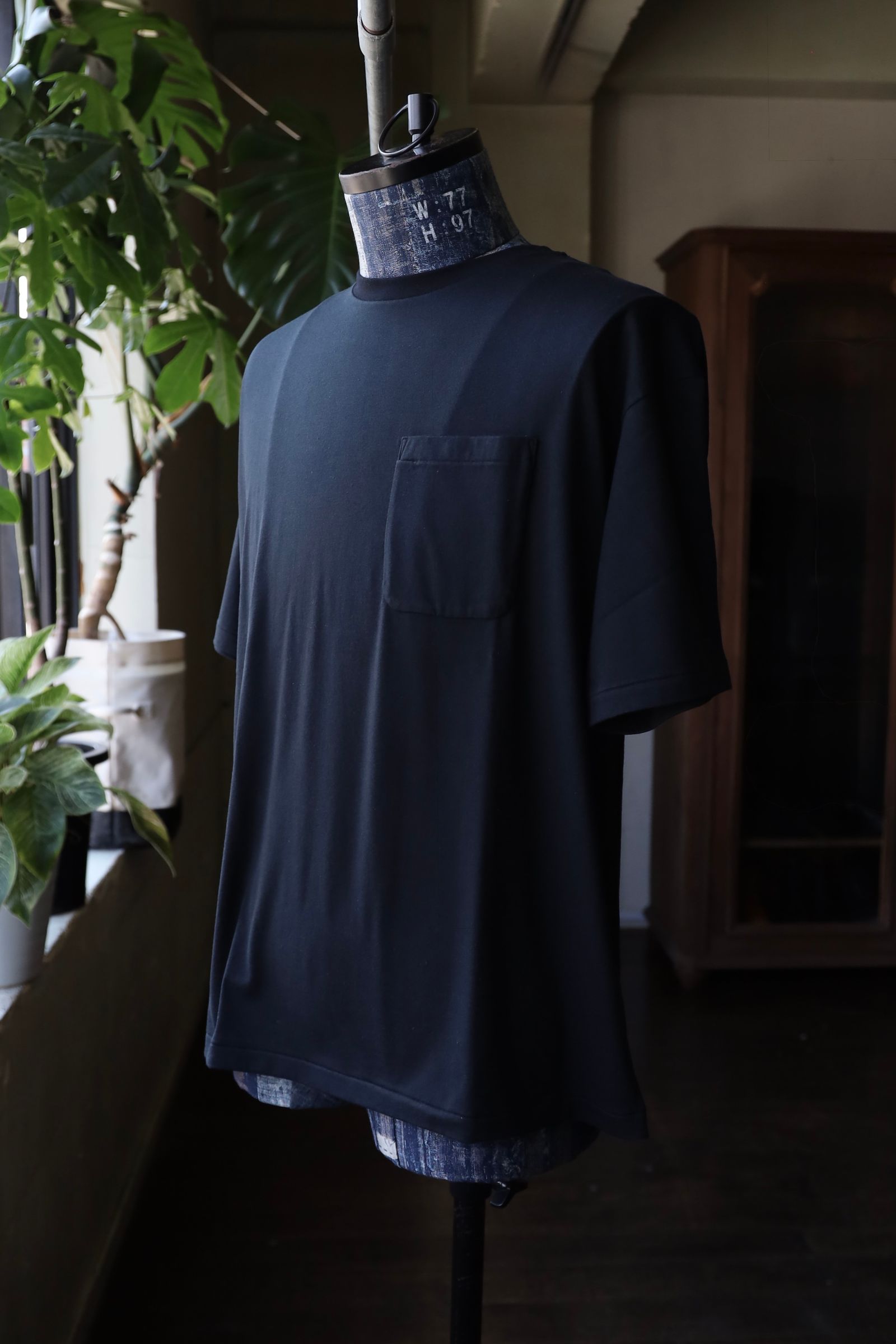 ファウンダ 25SS POCKET T SHIRT(015FD251017)BLACK