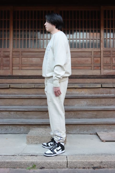 ©SAINT M×××××× 22SS RGLN SWT SH_BBY MCHAELベビーマイケルスウェット"GREY"style.