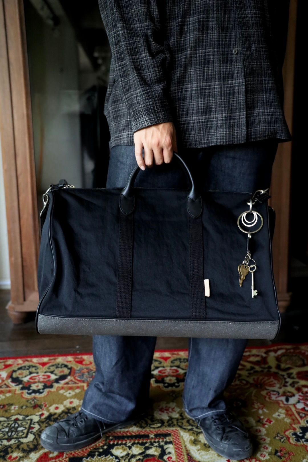エンダースキーマ バッグ boston luggage(ro-rb-blg)black☆8月8日(土)発売！