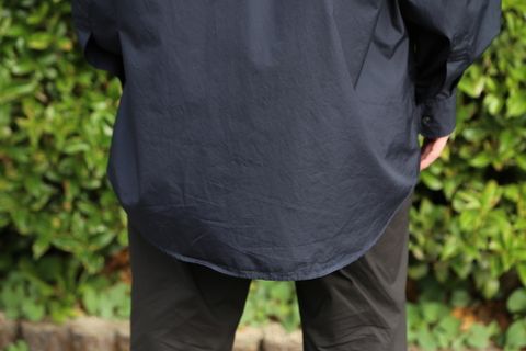 Graphpaper Broad L/S Oversized Regular Collar Shirt style. 2021.06.23.