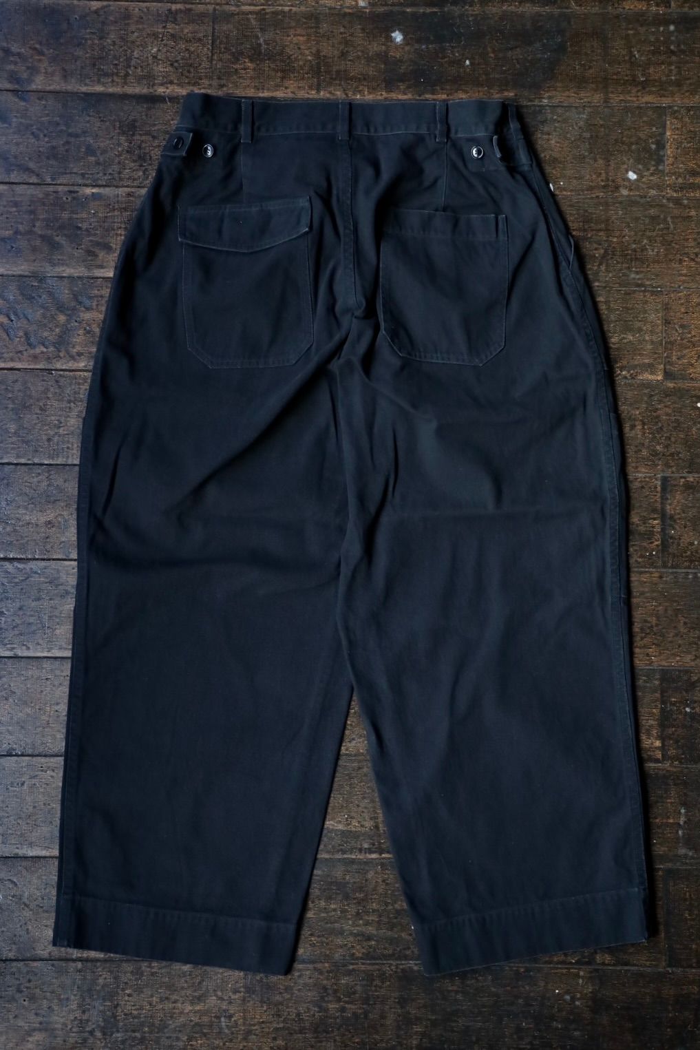 A.PRESSE - アプレッセ USAF Hemmed Bottoms(AP-4009)BLACK☆2月