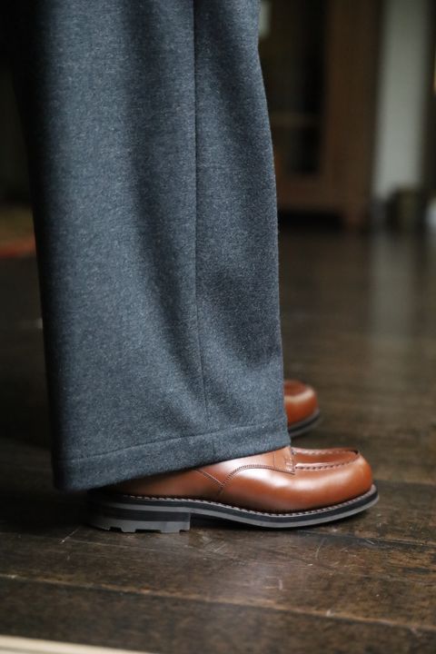 Graphpaper Wool Smooth Flannel セットアップスタイル
