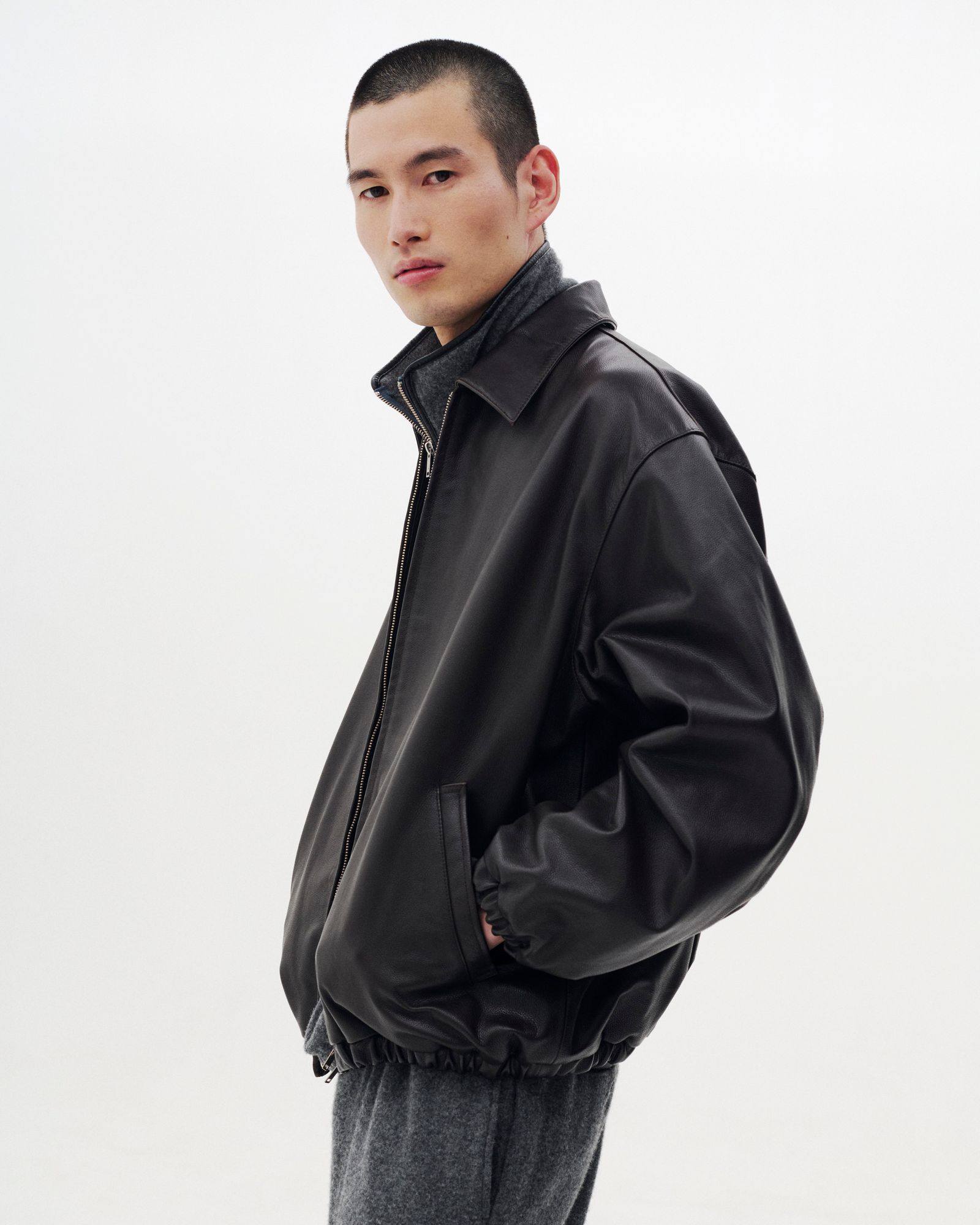 YOKE 26FW Calf Leather Sports Jacket(YK26FW01306B) Black☆9月12日(土)発売！