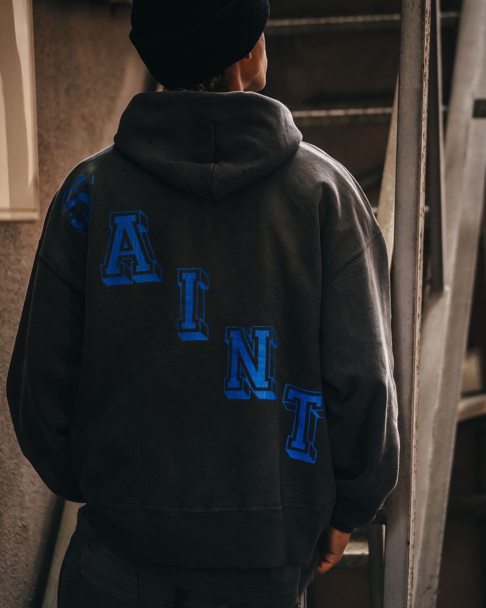 セントマイケル ANGEL HOODIE/BLACK(SM-HR1-0000-052)☆10月25日(土)発売！