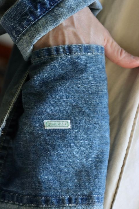 アプレッセ22FW US NAVY Denim Jacket"INDIGO"スタイル