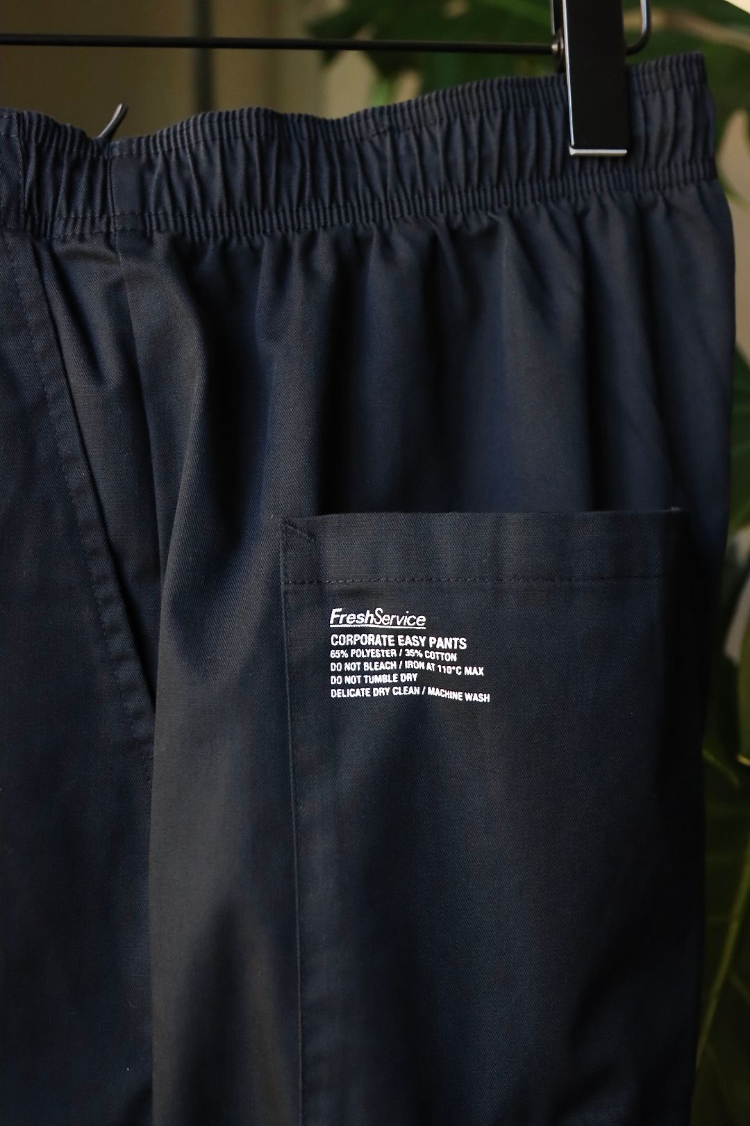 FreshService - フレッシュサービス23AW Corporate Easy Pants(BLACK