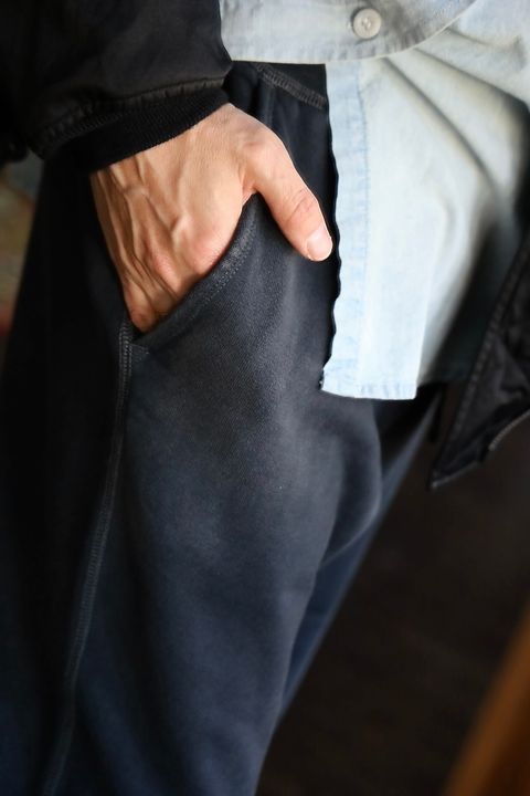 A.PRESSE Vintage Sweat Pantsスタイル