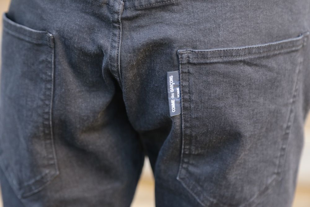 COMME des GARCONS HOMME 綿ナイロンウェザーフーデッドコート"NAVY"Style.2020.10.26.