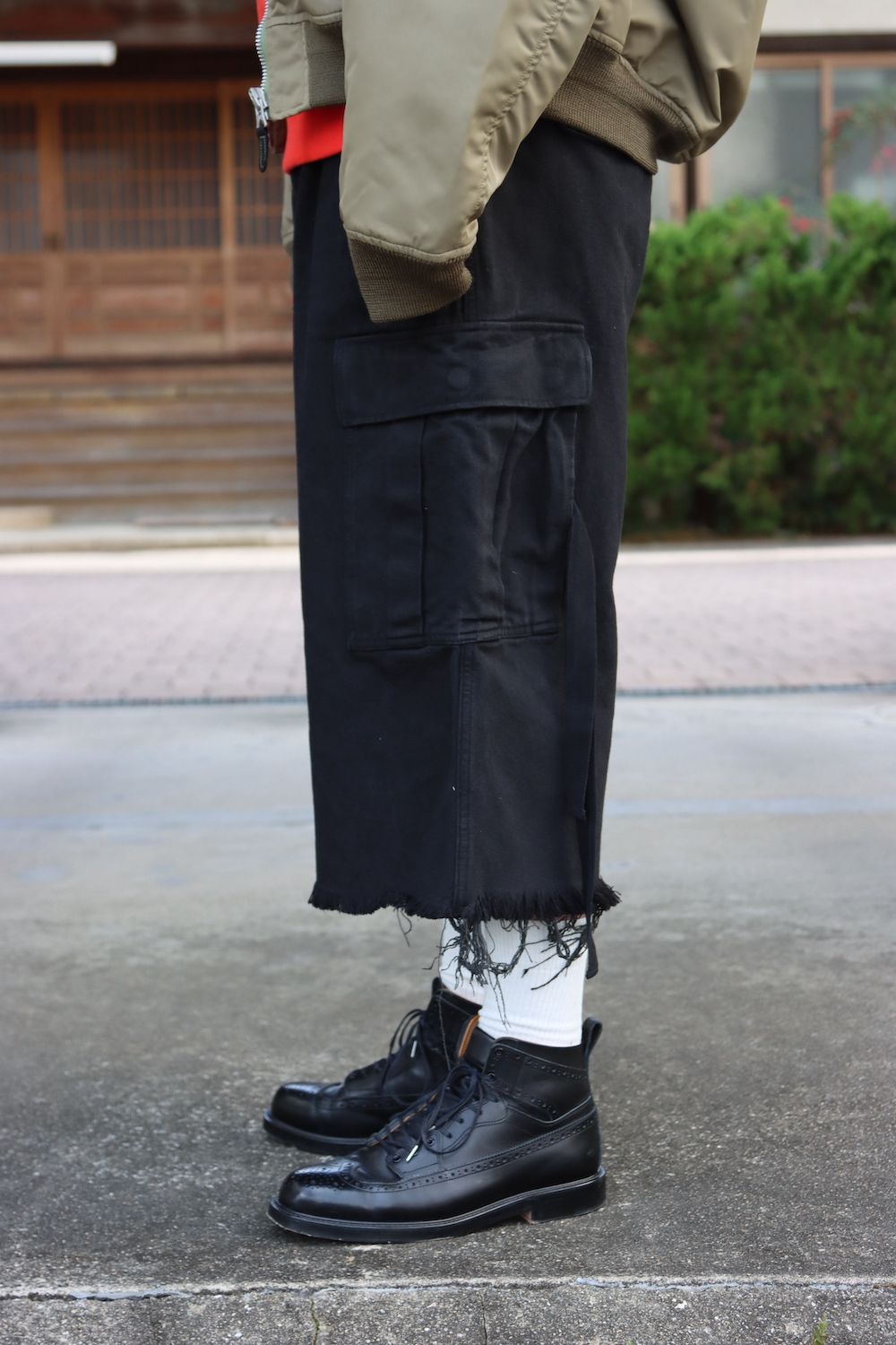 doublet VEGETABLE DYED MA-1(22SS13BL132) style.2022.1.15