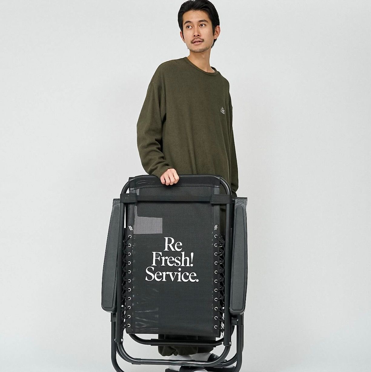 ReFresh!Service. FOLDING RECLINER CHAIR(BLACK)☆9月27日(土)発売！