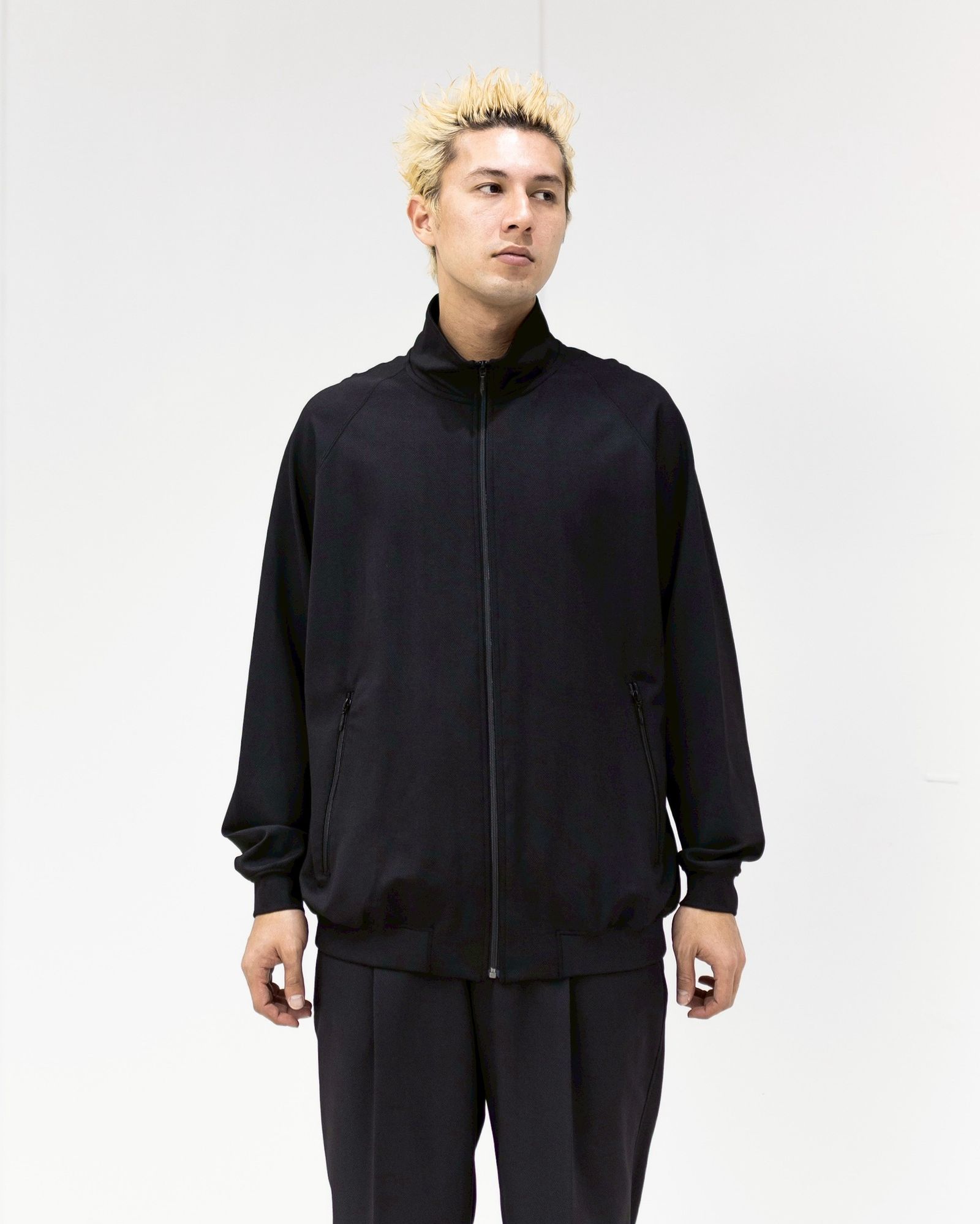 グラフペーパー 25AW SIDOGRAS Melange Ponte Track Blouson(GM254-30050)BLACK☆11月29日(土)発売！