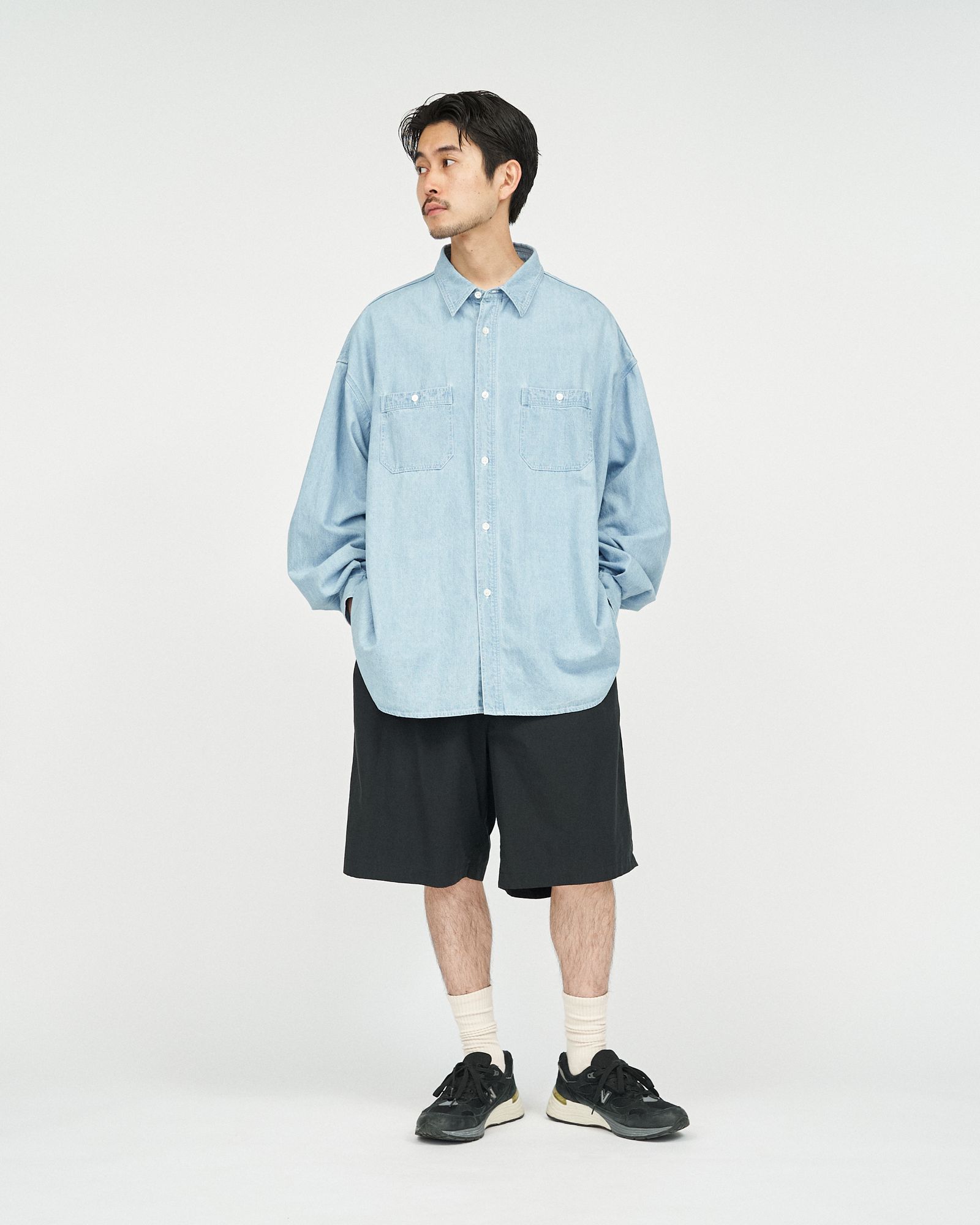フレッシュサービス LIGHT DENIM L/S SHIRT (FSC252-50045)LIGHT FADE☆6/21(土)発売！