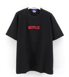 ジュンヤワタナベマン23SS ネットフリックスTシャツ NETFLIX Tシャツ(WK-T020-051) BLACK