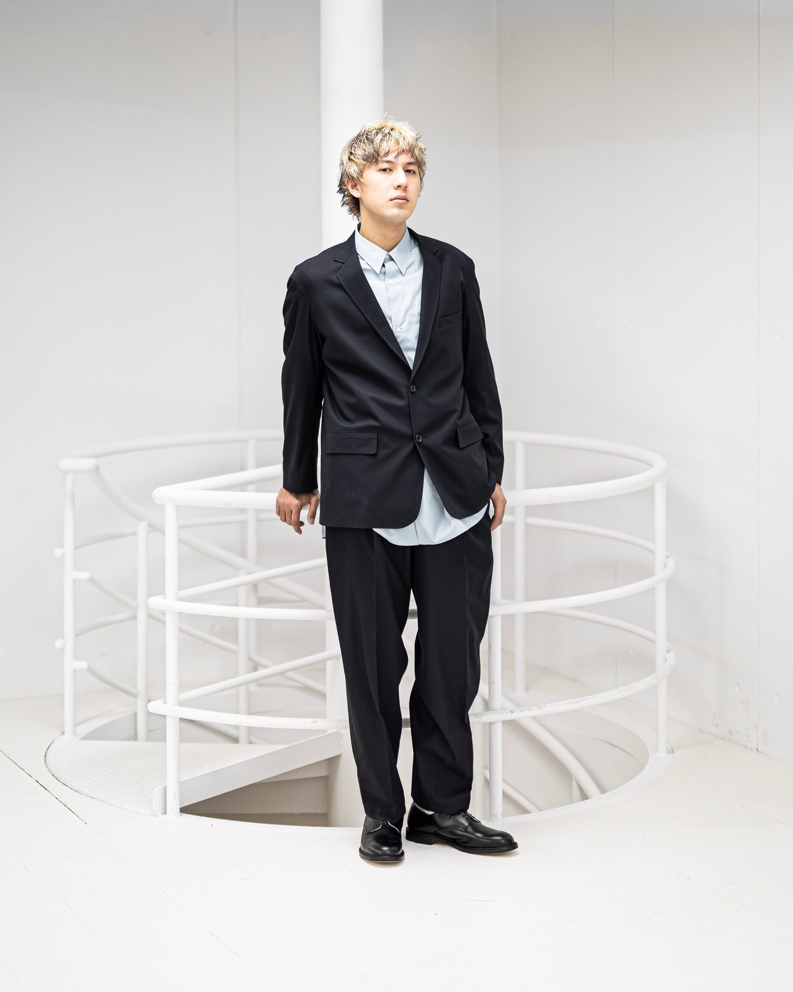 グラフペーパー 26SS Wooly Cotton Twill Single Jacket(GM261-20046B)BLACK☆1月31日(土)発売！