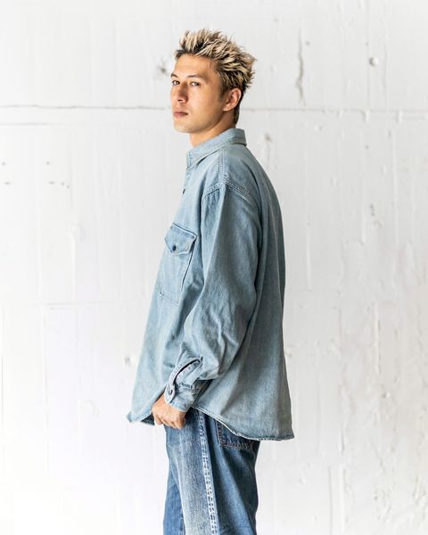 A.PRESSE Vintage Denim CPO Shirt 8月9日(土)新作発売！
