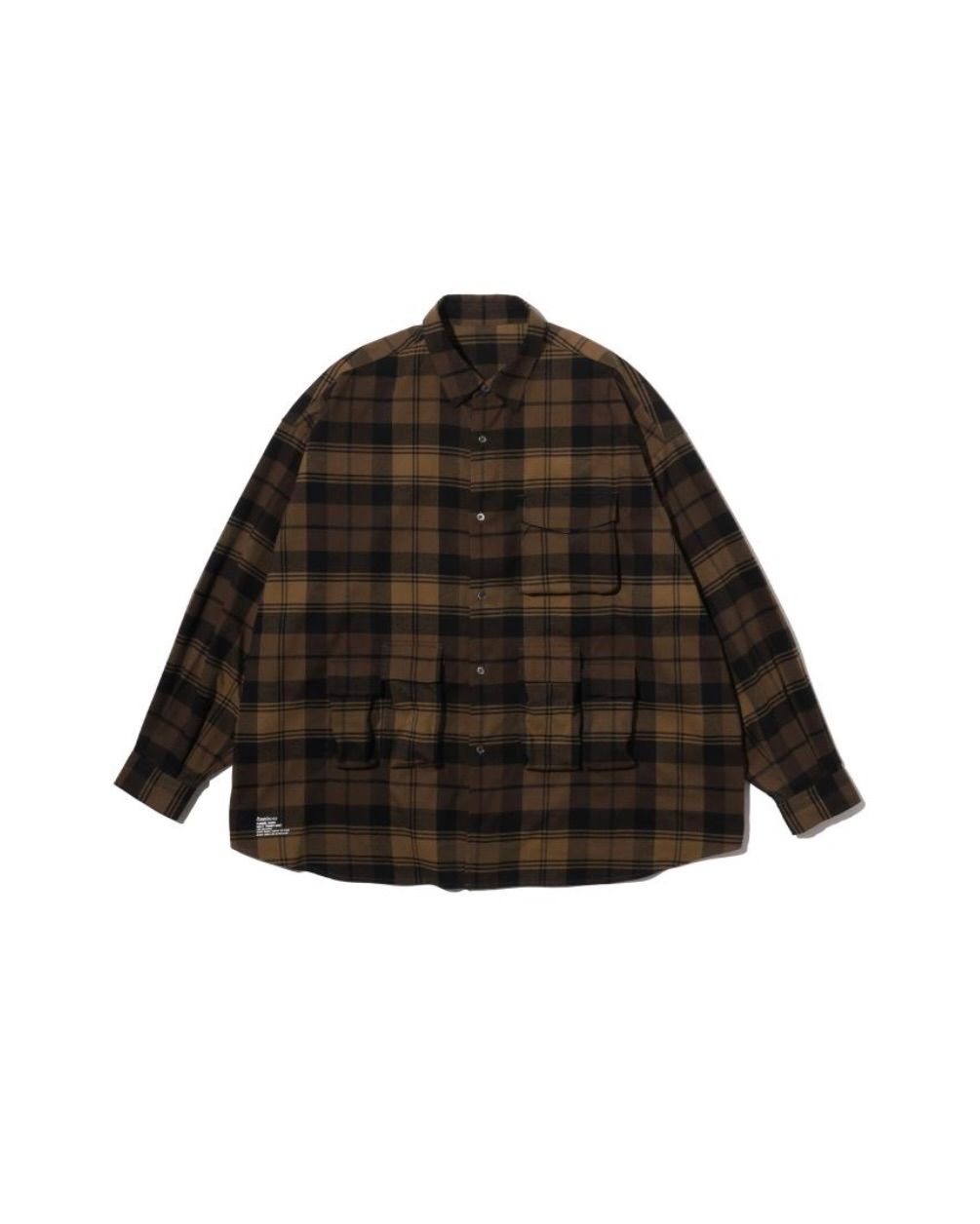 フレッシュサービス FLANNEL CHECK MULTI POCKET SHIRT(FSP254-50059)BROWN☆11月15日(土)発売！