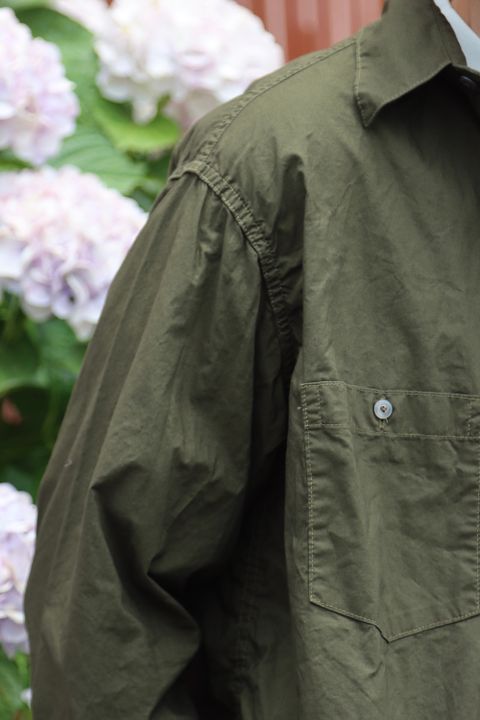 A.PRESSE Over Dyeing Military Shirt style.2022.6.17. ※6月18日(土)スタート