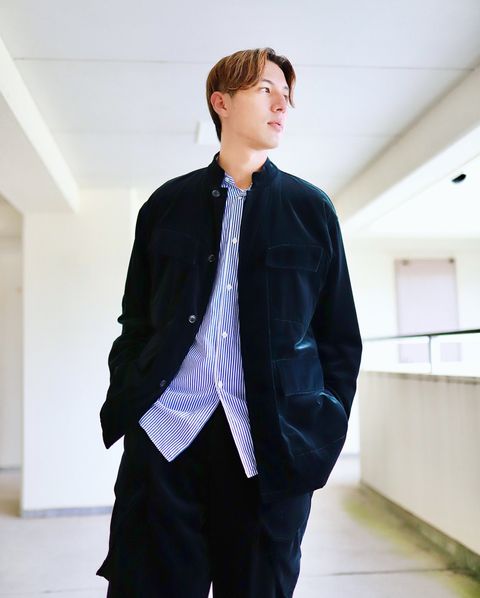 blurhms ブラームス 23FW Velvetセットアップスタイル
