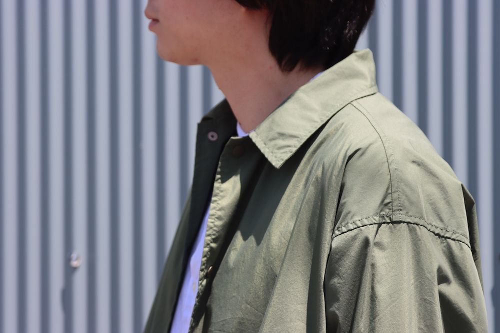FreshService 22SS SIDE POCKETS STRETCH OVER SHIRT style.2022.5.6